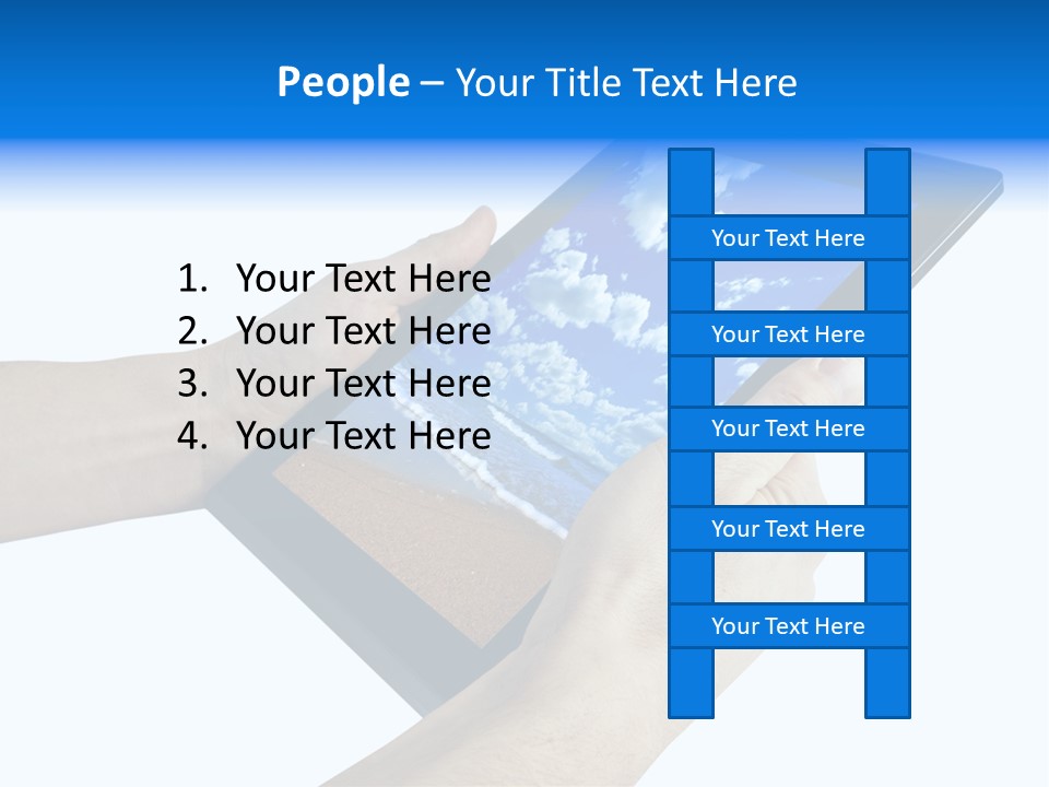 Liquid Crystal Reflection Technology PowerPoint Template