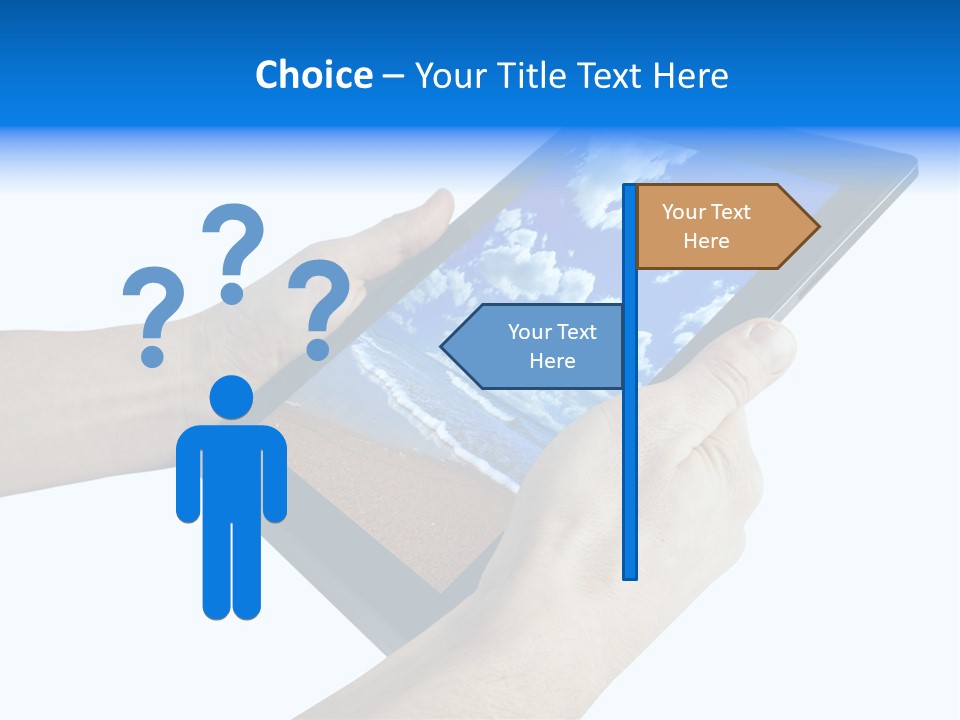 Liquid Crystal Reflection Technology PowerPoint Template