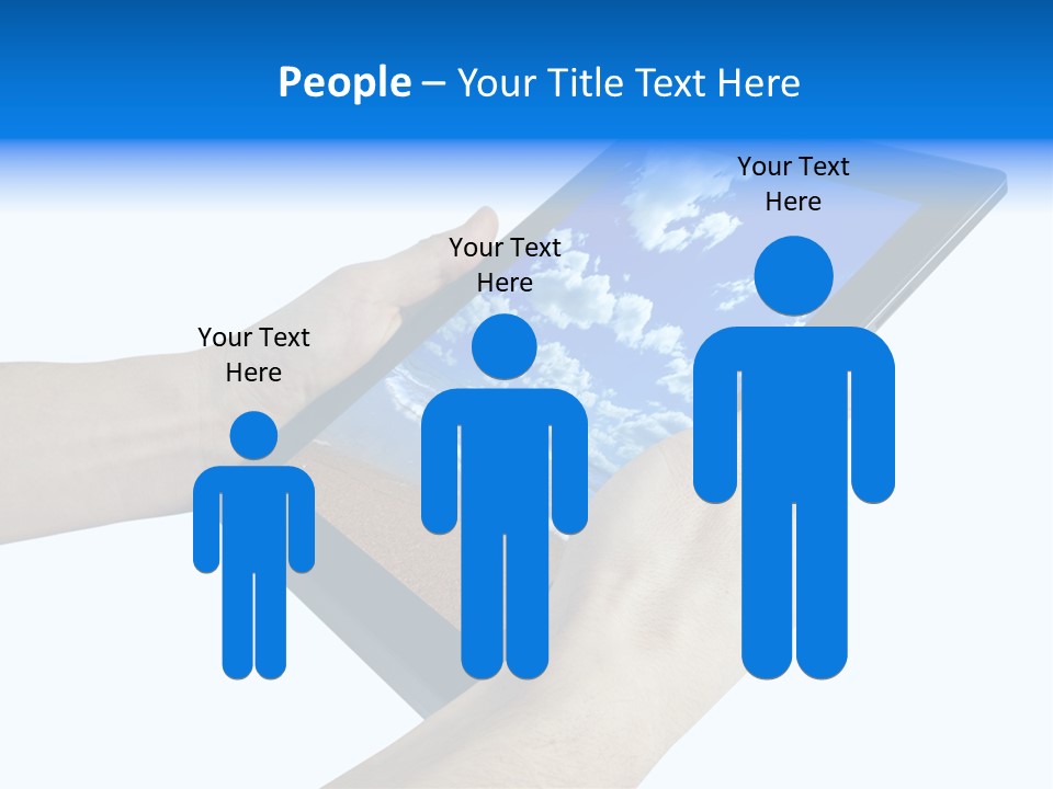 Liquid Crystal Reflection Technology PowerPoint Template