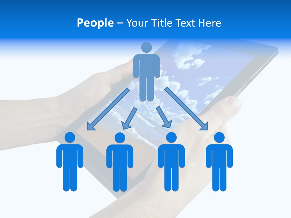 Liquid Crystal Reflection Technology PowerPoint Template