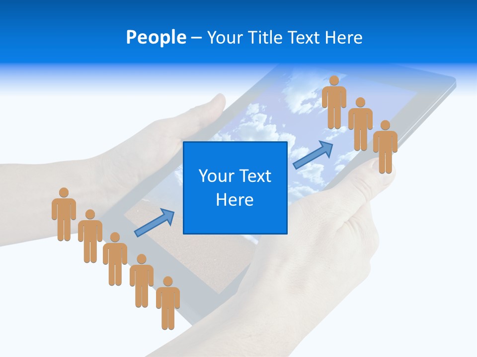 Liquid Crystal Reflection Technology PowerPoint Template