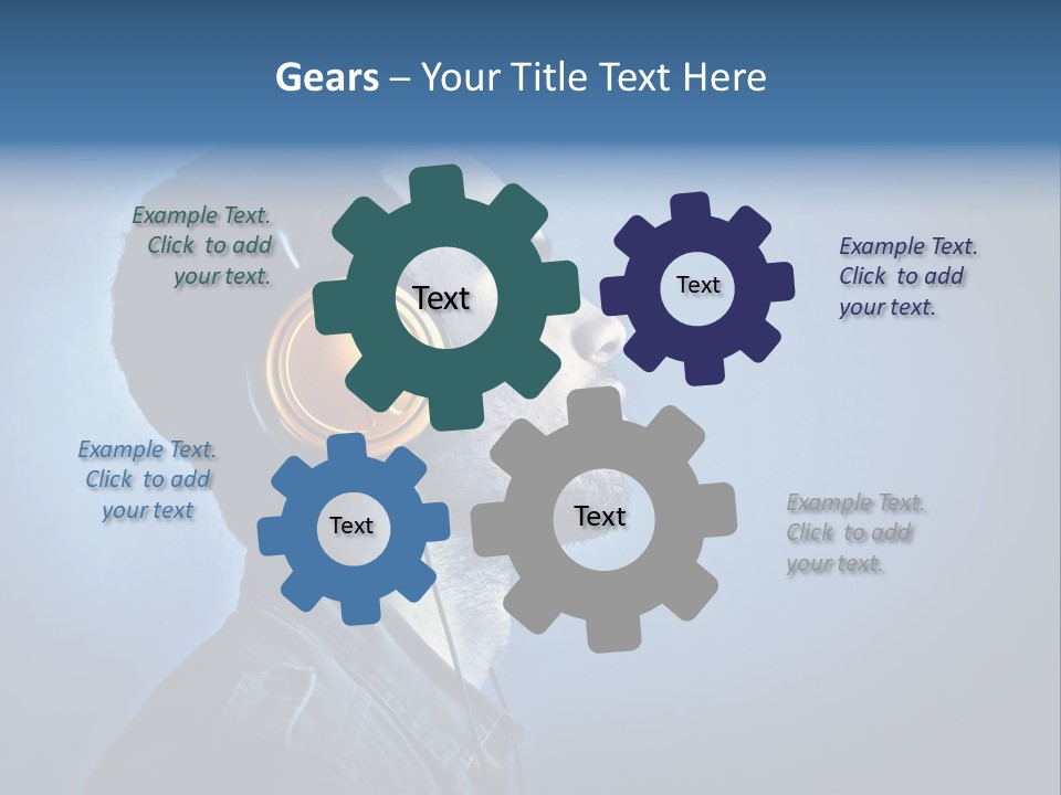 Caucasian Guy Boy PowerPoint Template