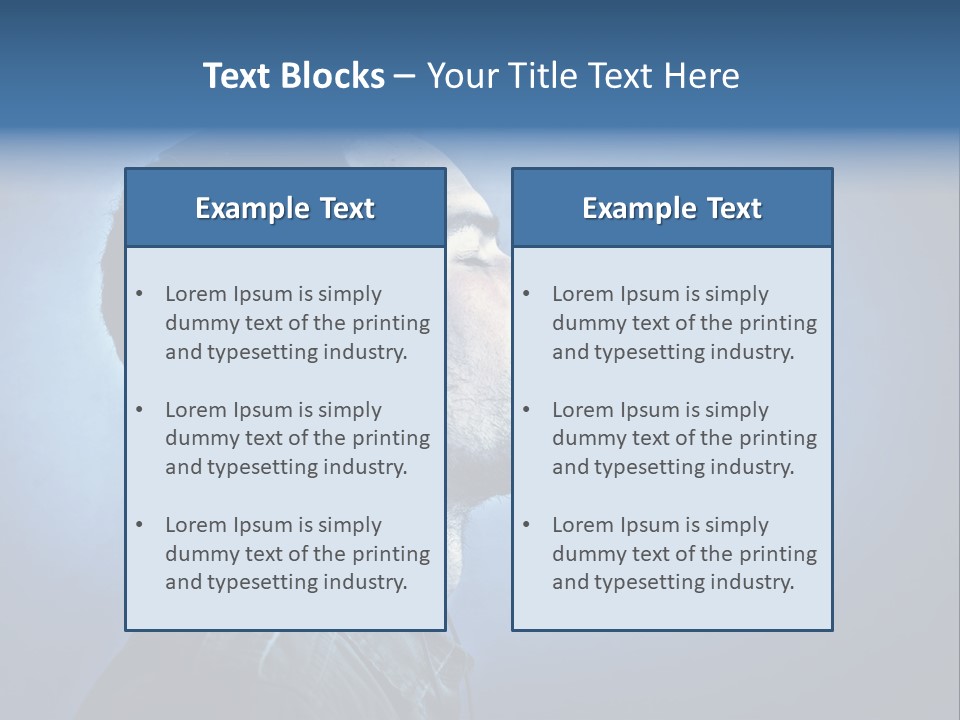 Caucasian Guy Boy PowerPoint Template