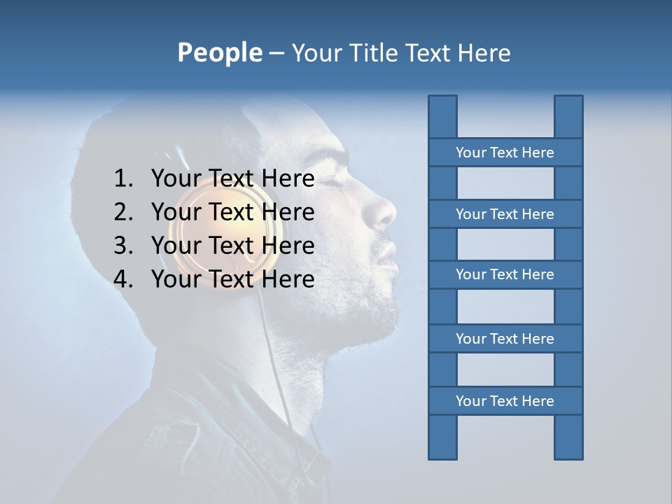 Caucasian Guy Boy PowerPoint Template
