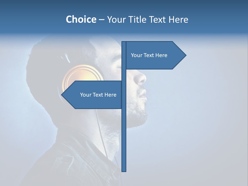 Caucasian Guy Boy PowerPoint Template