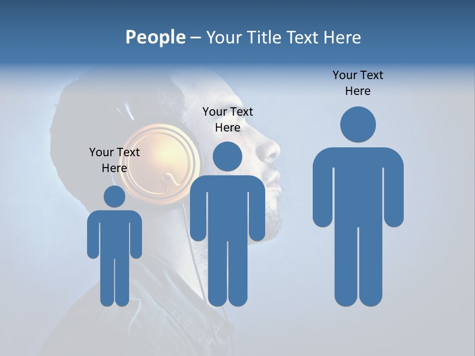 Caucasian Guy Boy PowerPoint Template