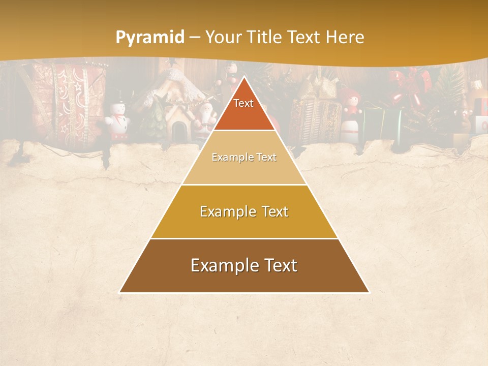 Old Christmas Red PowerPoint Template