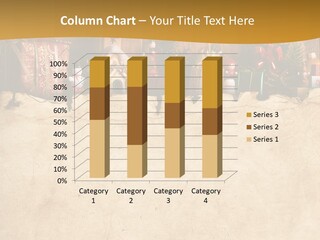 Old Christmas Red PowerPoint Template