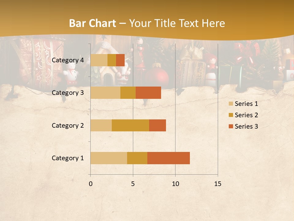 Old Christmas Red PowerPoint Template