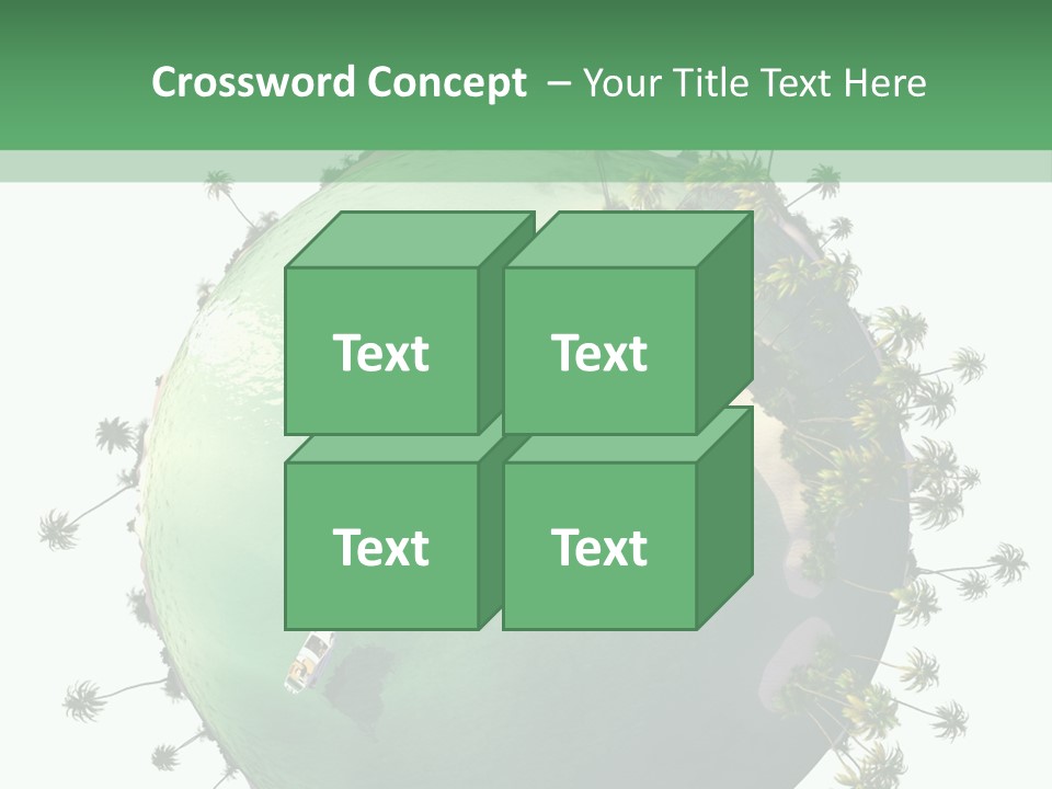 Yacht Coast Earth PowerPoint Template