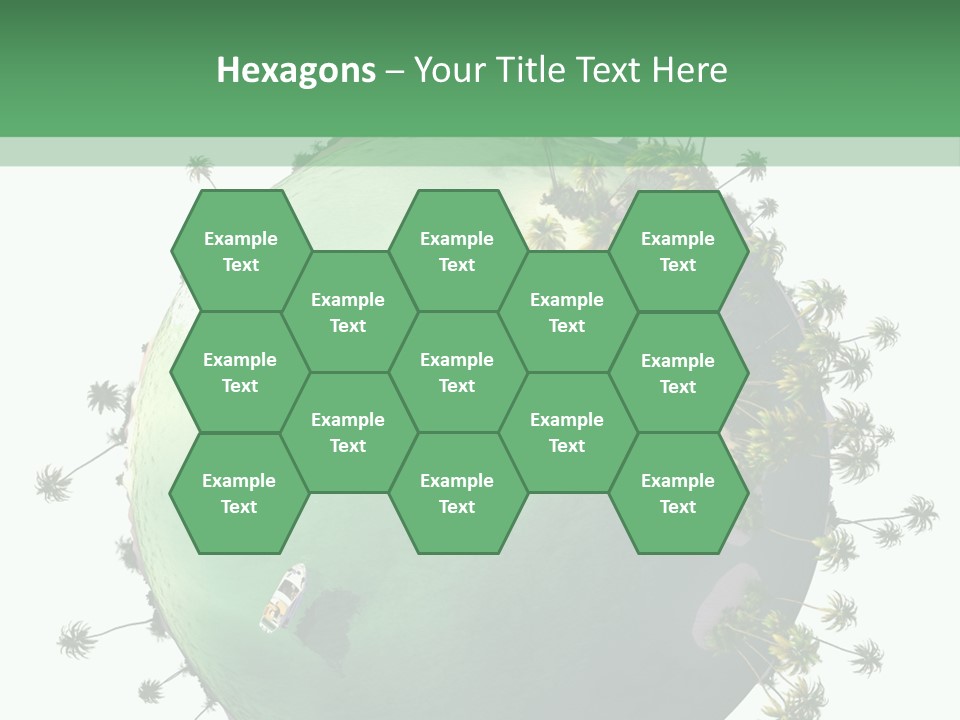 Yacht Coast Earth PowerPoint Template