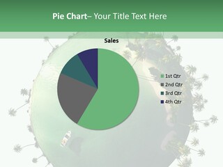 Yacht Coast Earth PowerPoint Template