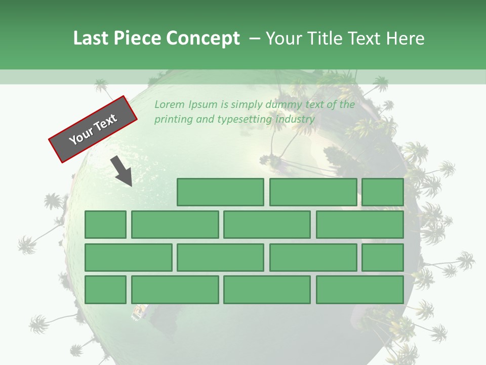 Yacht Coast Earth PowerPoint Template