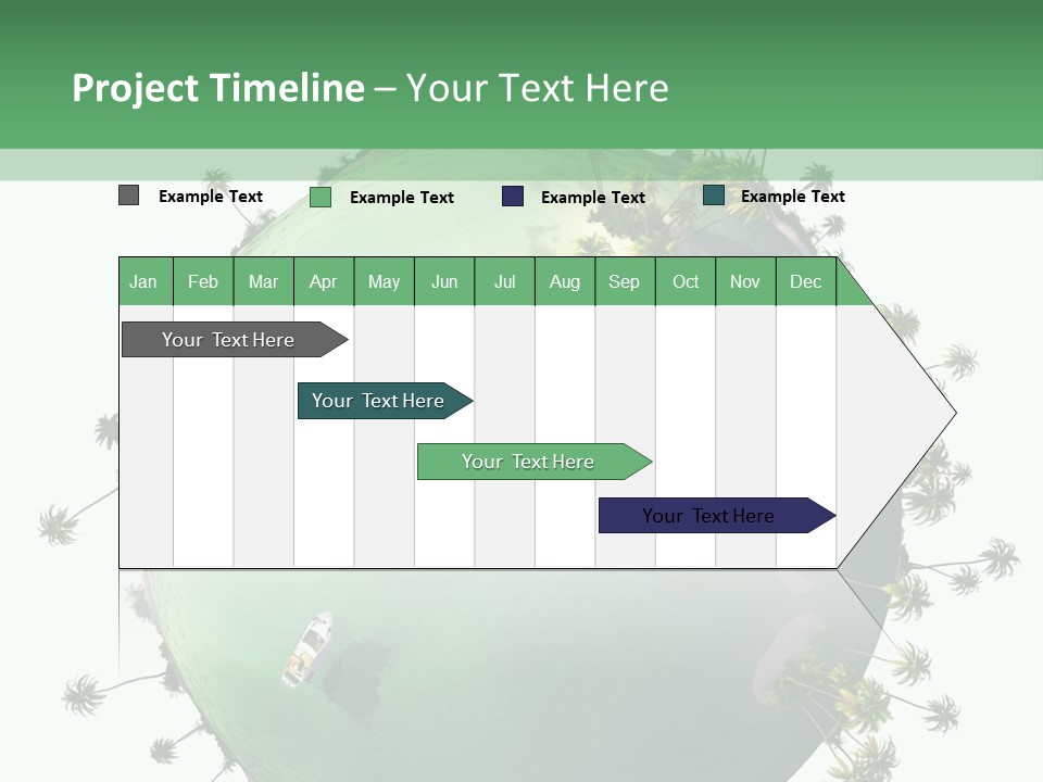 Yacht Coast Earth PowerPoint Template