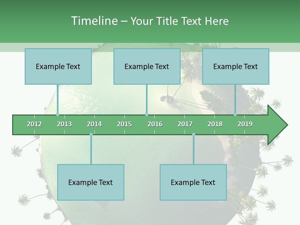 Yacht Coast Earth PowerPoint Template