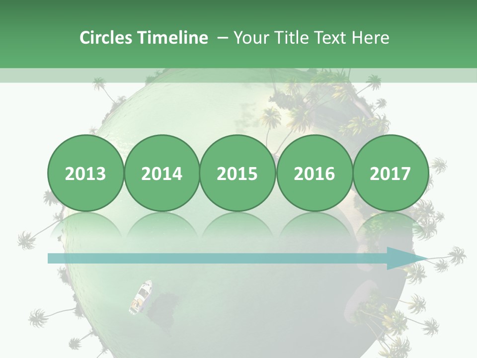 Yacht Coast Earth PowerPoint Template