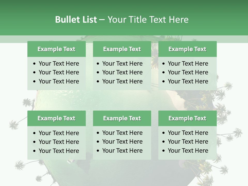 Yacht Coast Earth PowerPoint Template