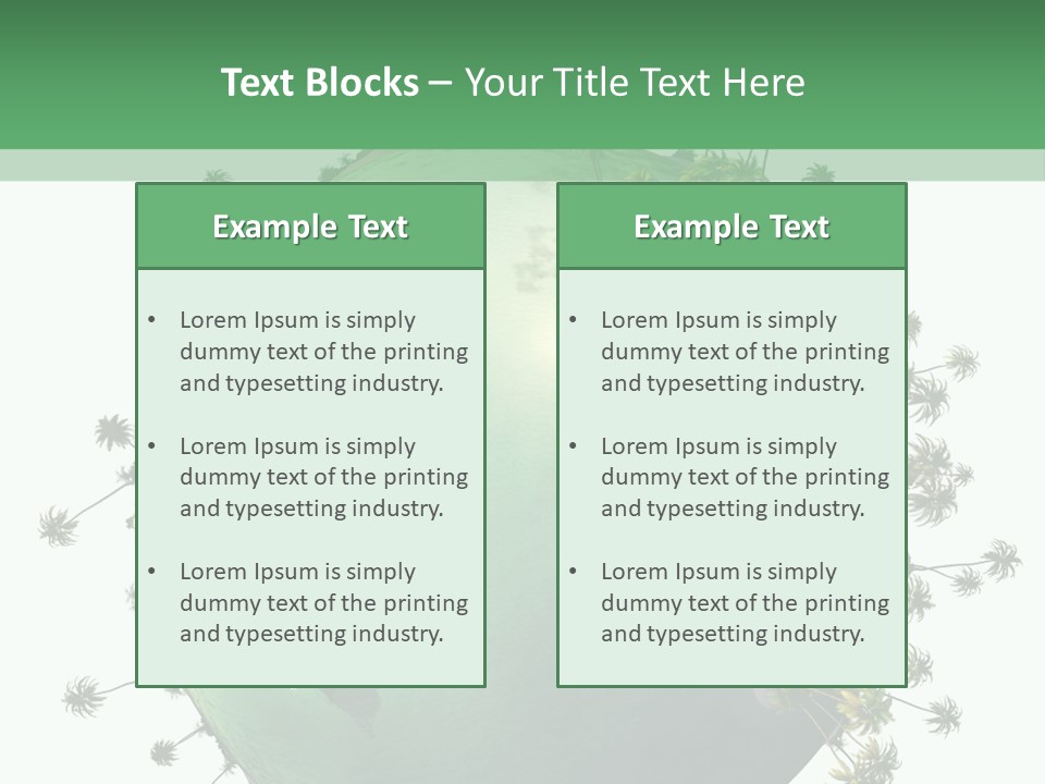 Yacht Coast Earth PowerPoint Template