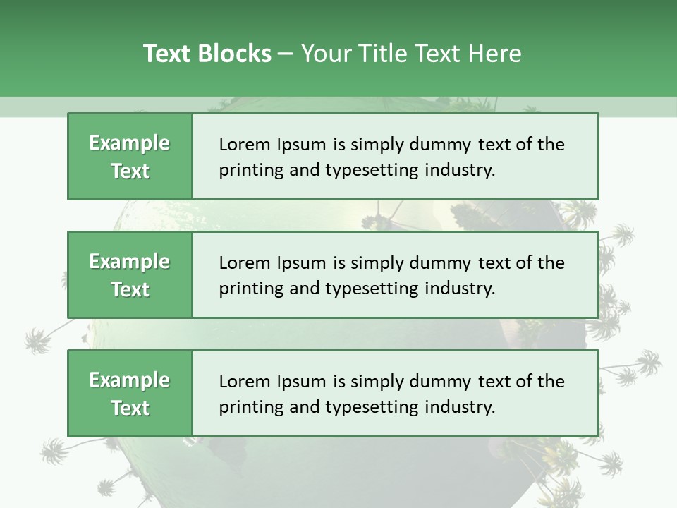 Yacht Coast Earth PowerPoint Template