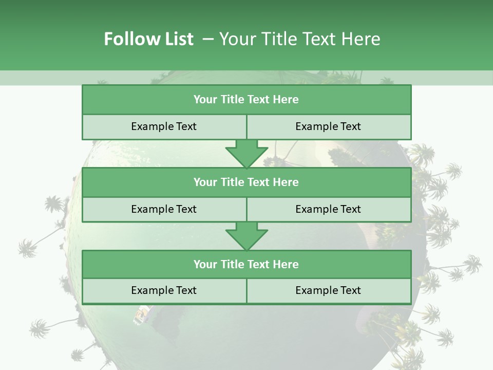 Yacht Coast Earth PowerPoint Template