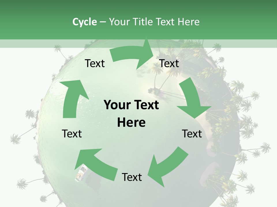 Yacht Coast Earth PowerPoint Template