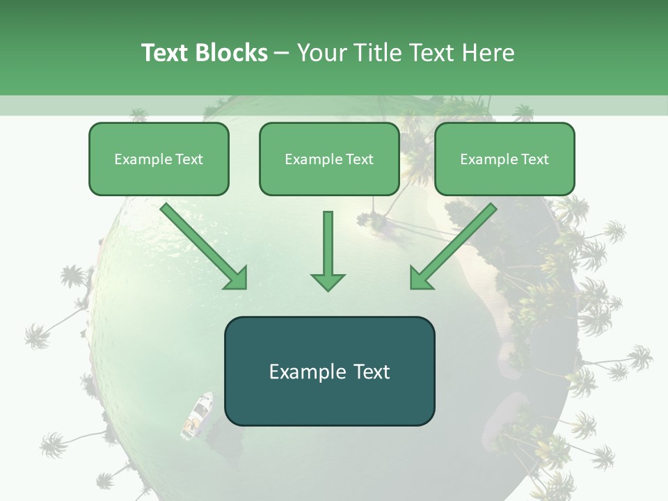 Yacht Coast Earth PowerPoint Template