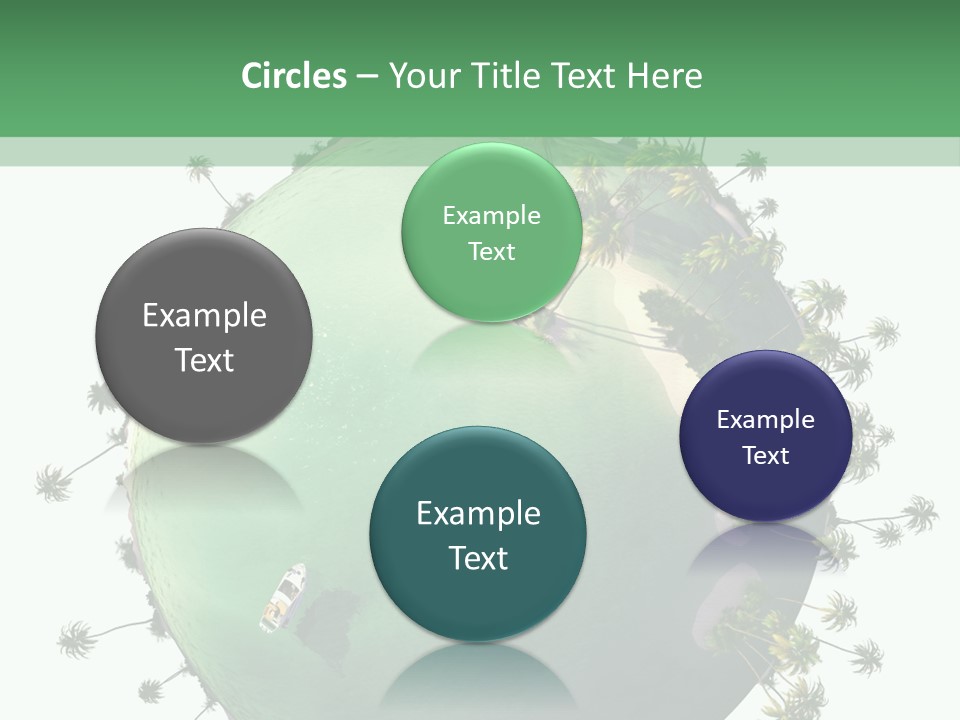 Yacht Coast Earth PowerPoint Template