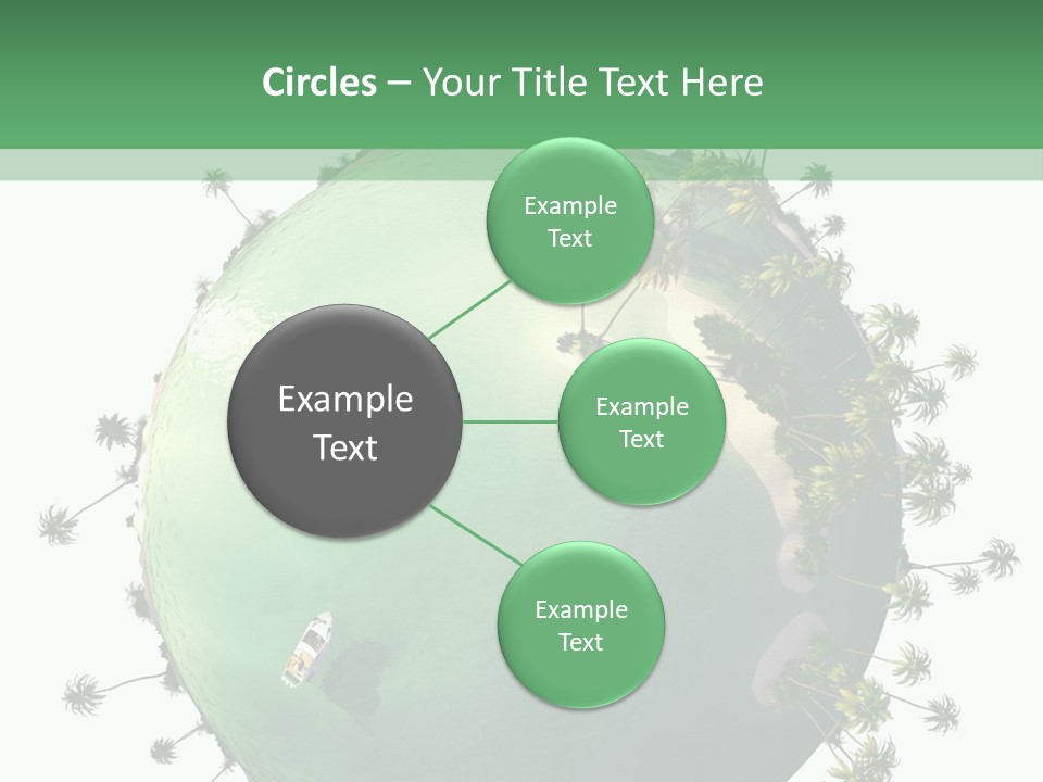 Yacht Coast Earth PowerPoint Template