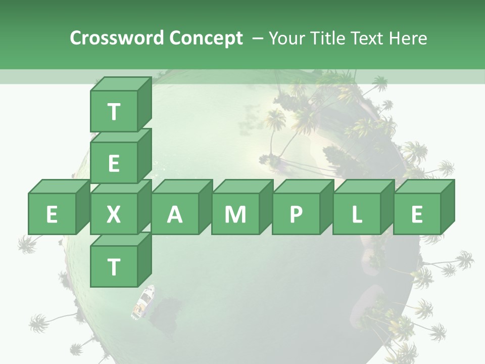 Yacht Coast Earth PowerPoint Template