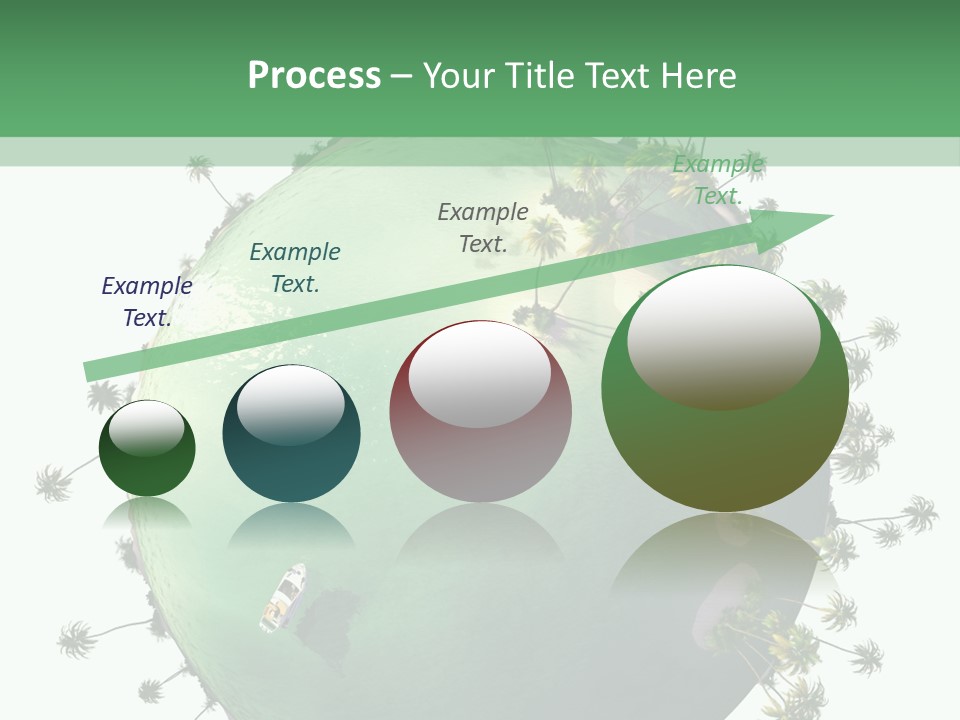 Yacht Coast Earth PowerPoint Template