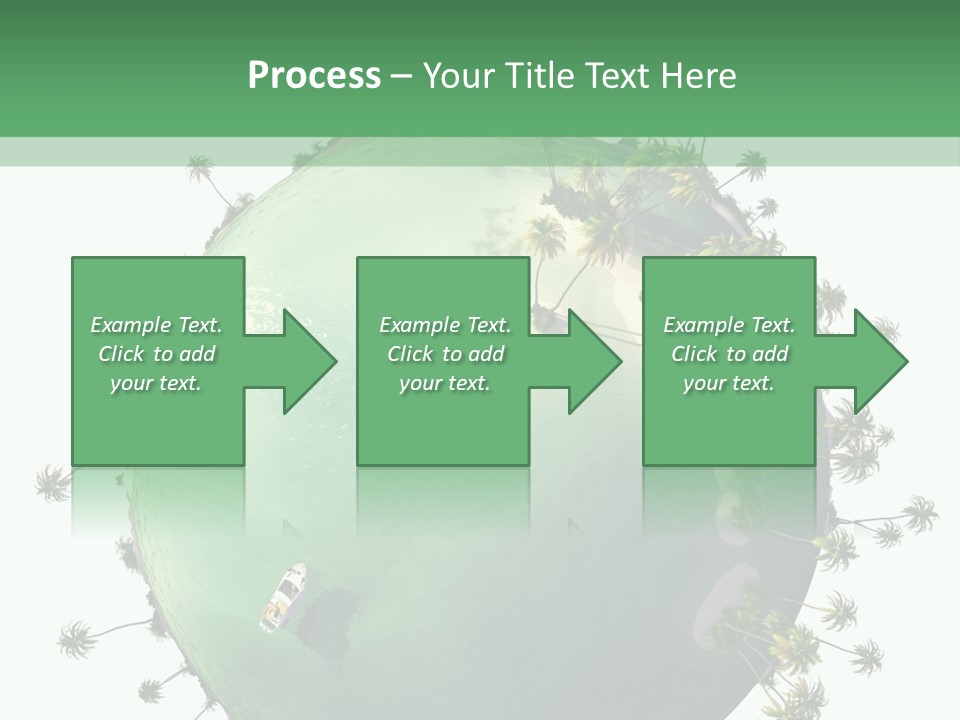Yacht Coast Earth PowerPoint Template