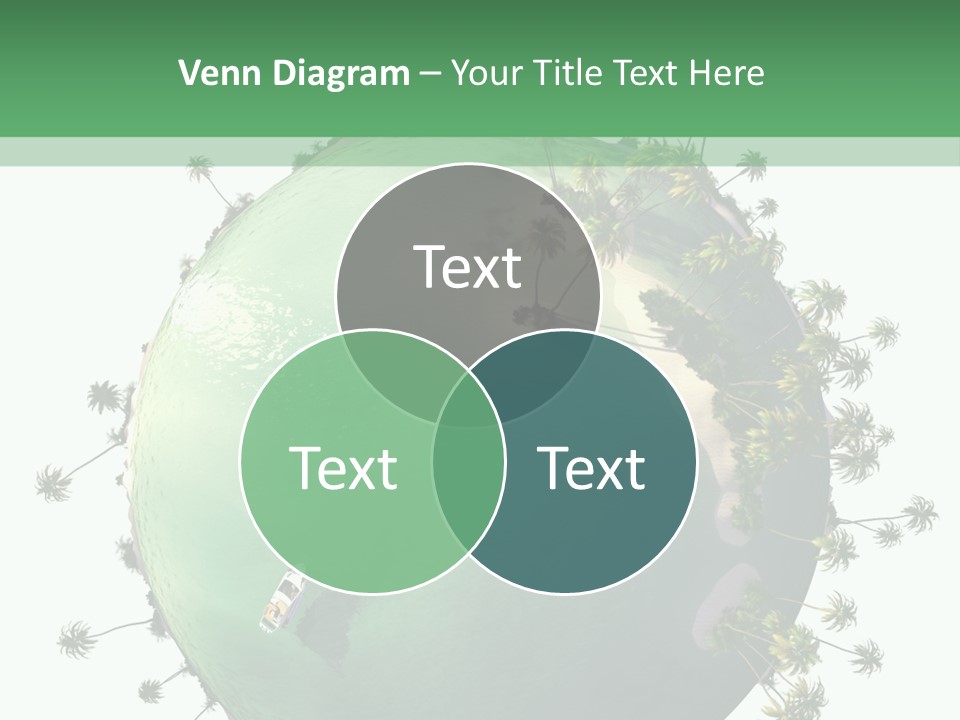 Yacht Coast Earth PowerPoint Template