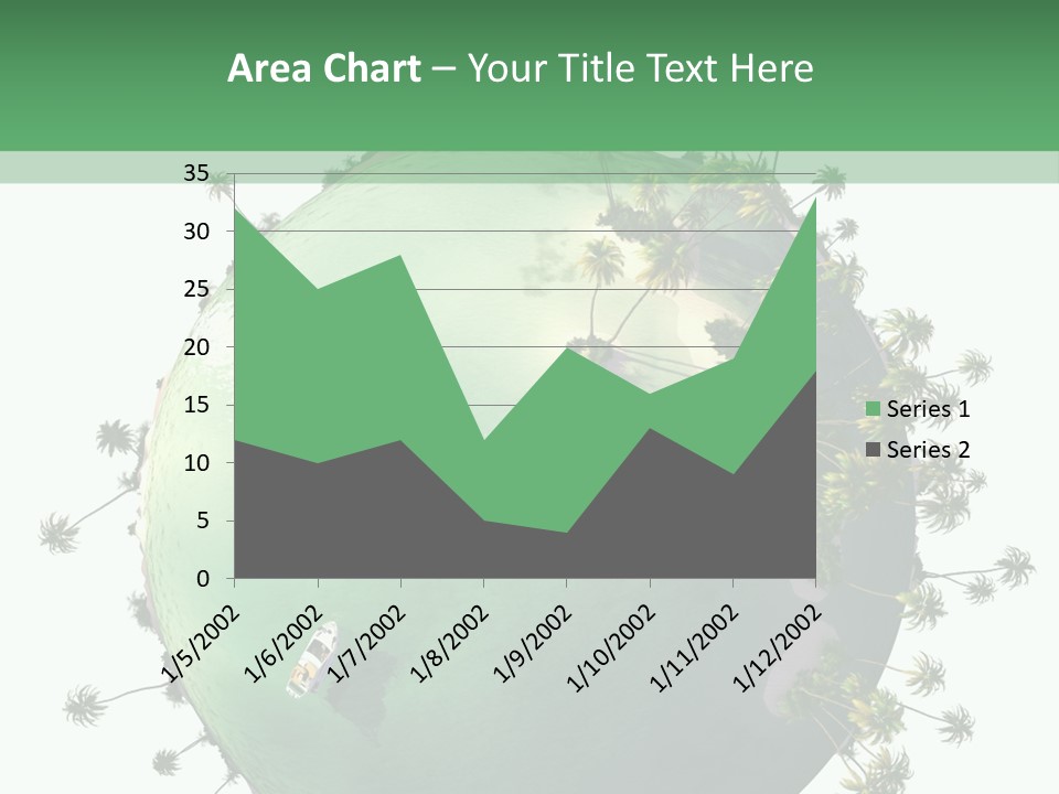 Yacht Coast Earth PowerPoint Template