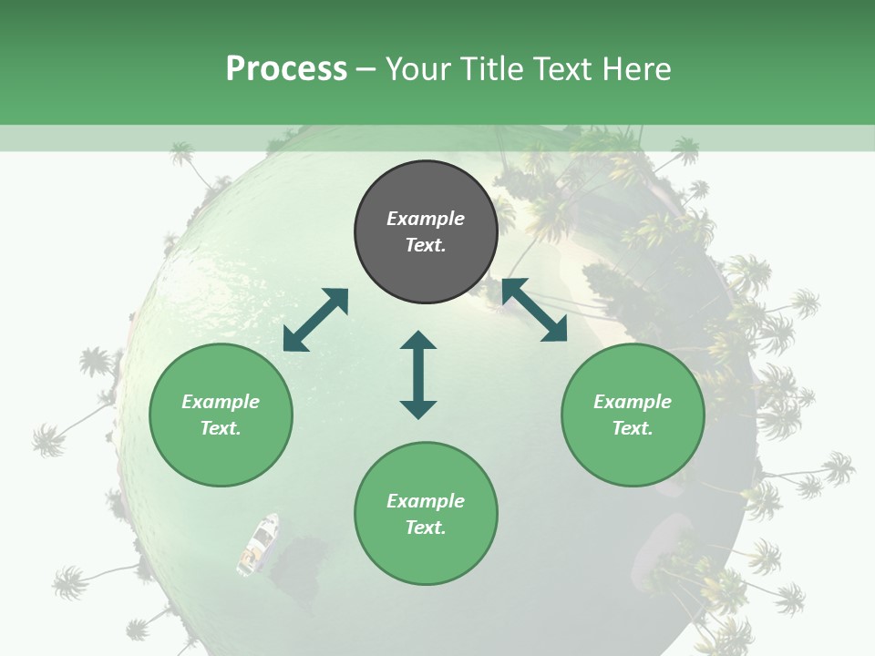 Yacht Coast Earth PowerPoint Template