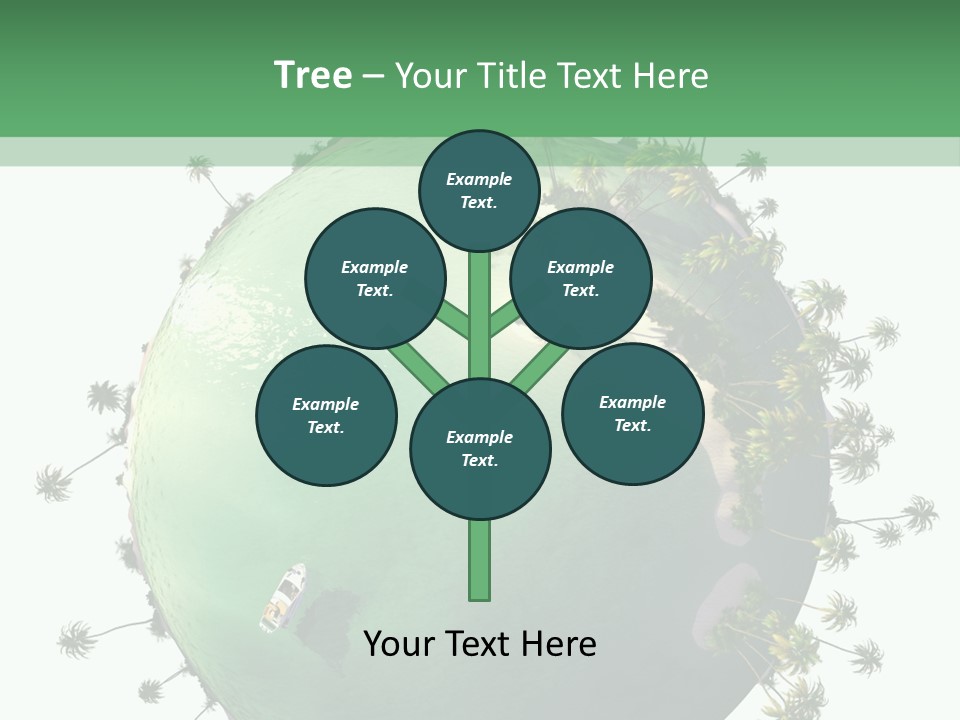 Yacht Coast Earth PowerPoint Template