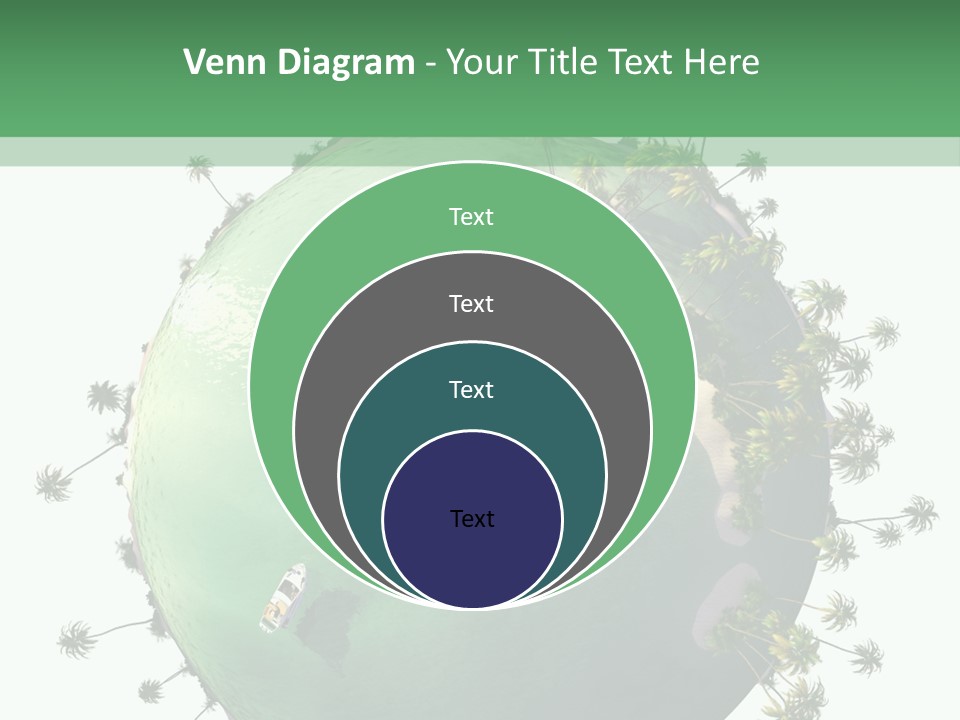 Yacht Coast Earth PowerPoint Template