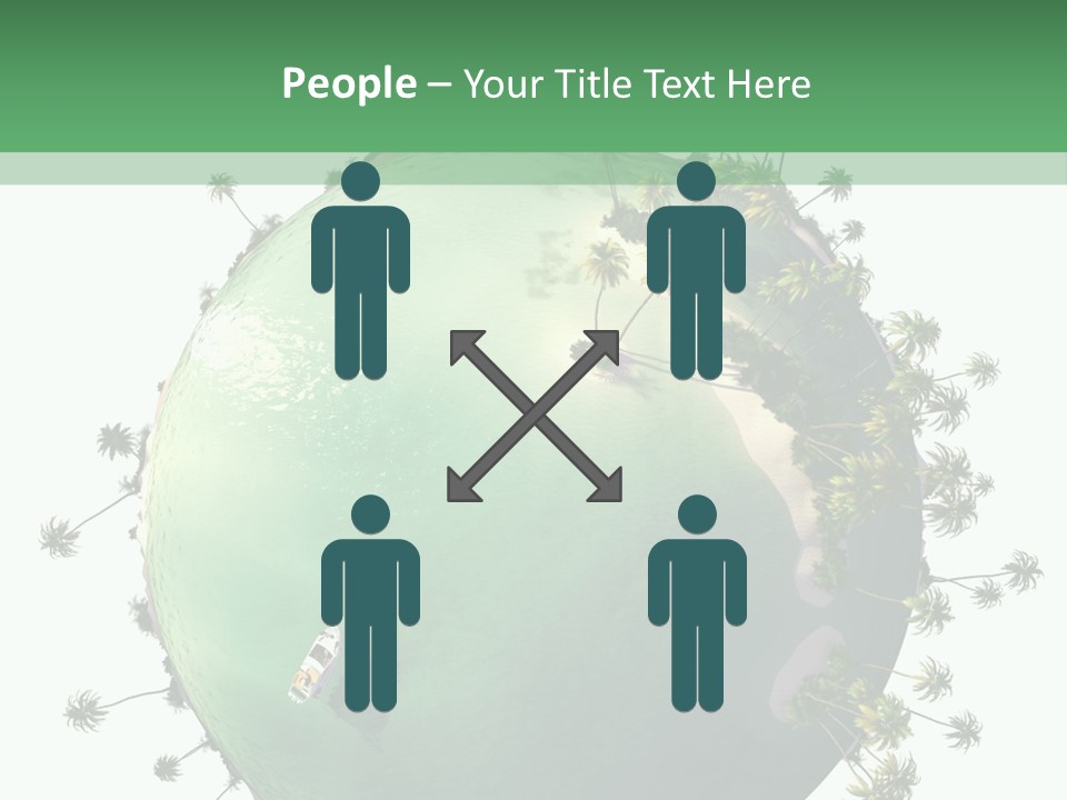 Yacht Coast Earth PowerPoint Template