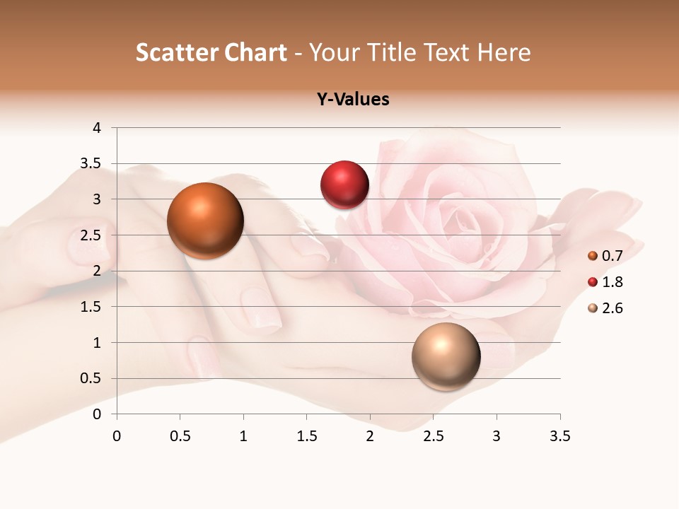 White Salon Manicure PowerPoint Template