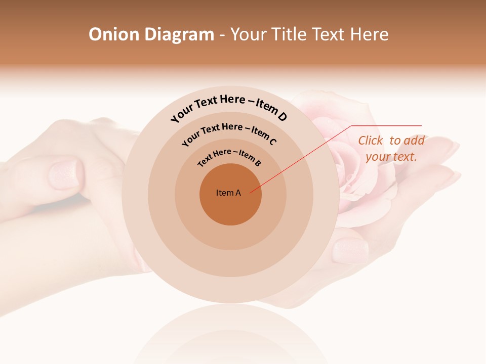 White Salon Manicure PowerPoint Template