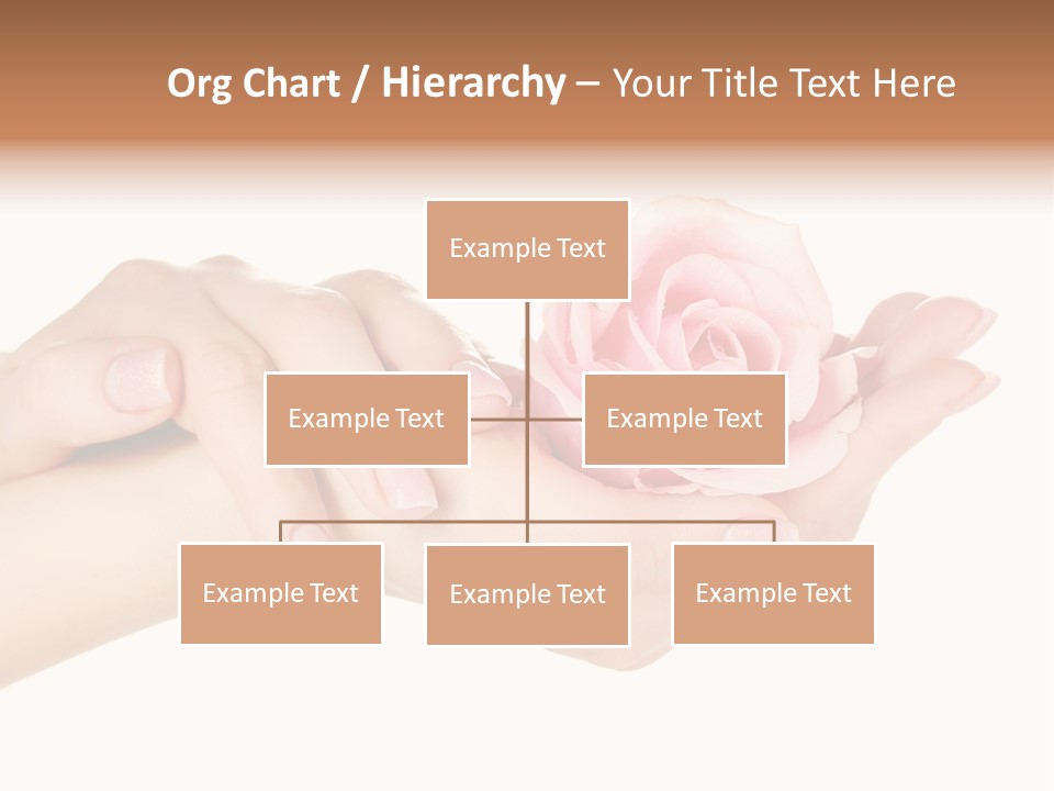 White Salon Manicure PowerPoint Template