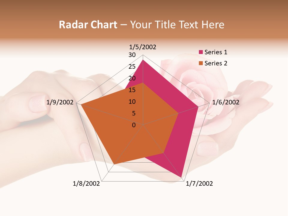 White Salon Manicure PowerPoint Template