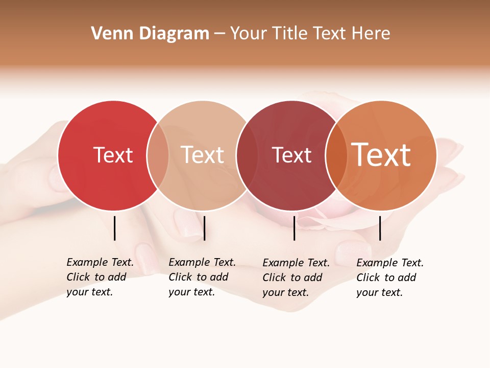 White Salon Manicure PowerPoint Template