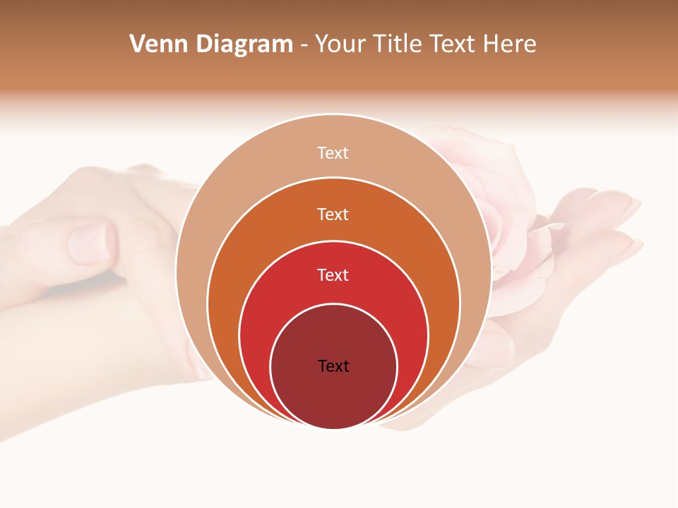 White Salon Manicure PowerPoint Template