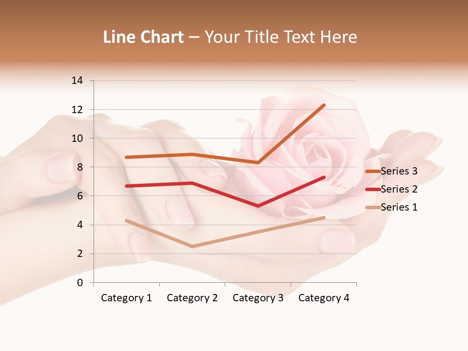 White Salon Manicure PowerPoint Template