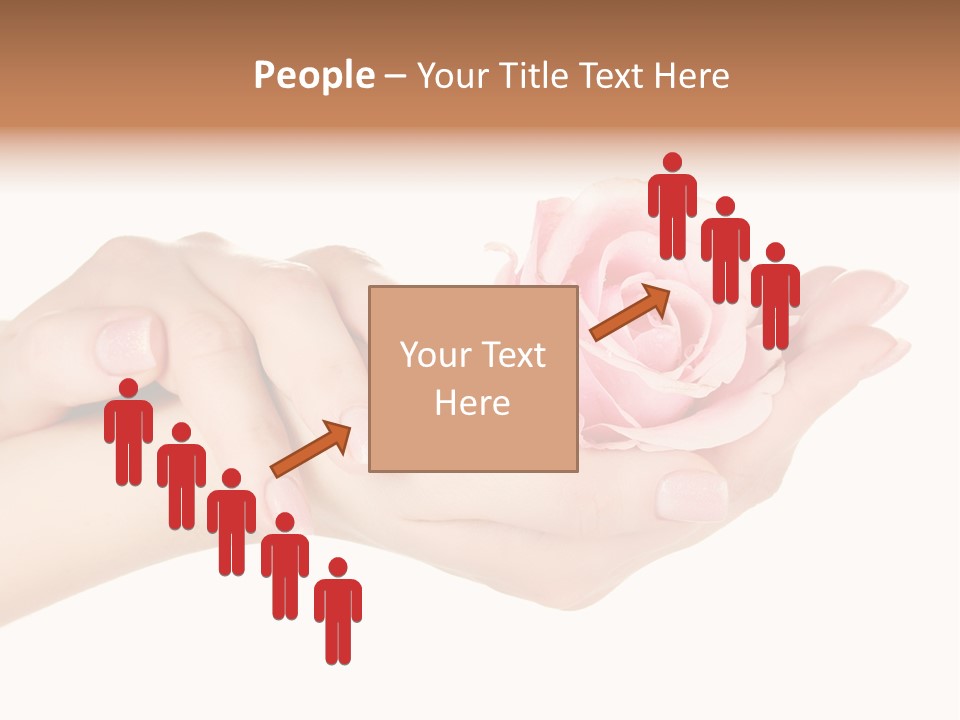 White Salon Manicure PowerPoint Template