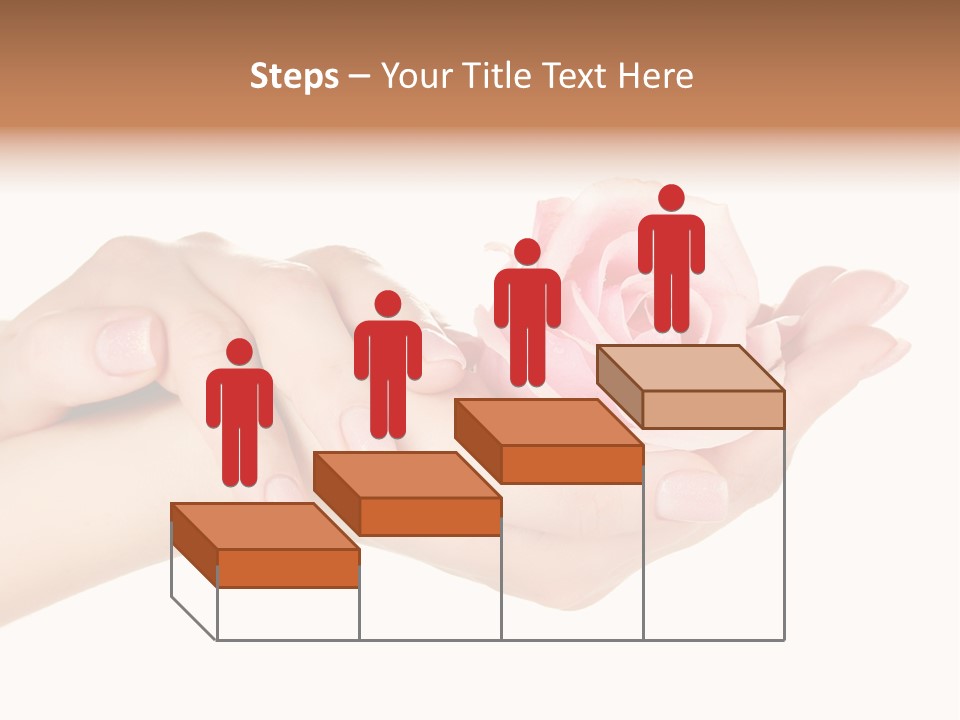 White Salon Manicure PowerPoint Template