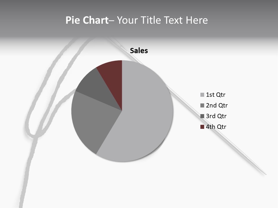 String Closeup Work PowerPoint Template