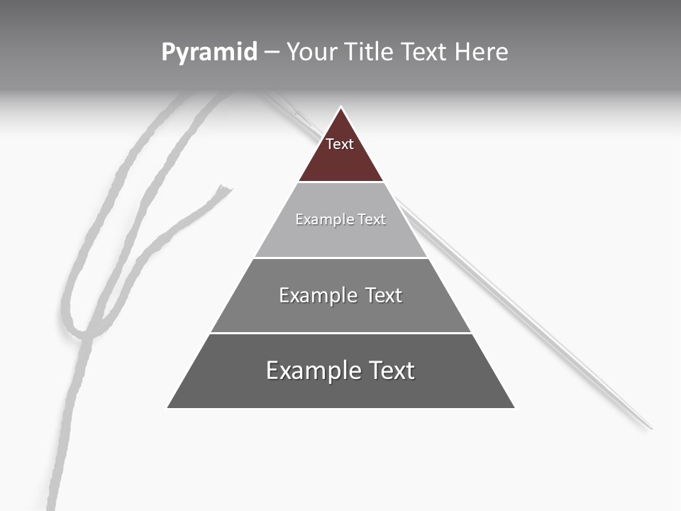 String Closeup Work PowerPoint Template