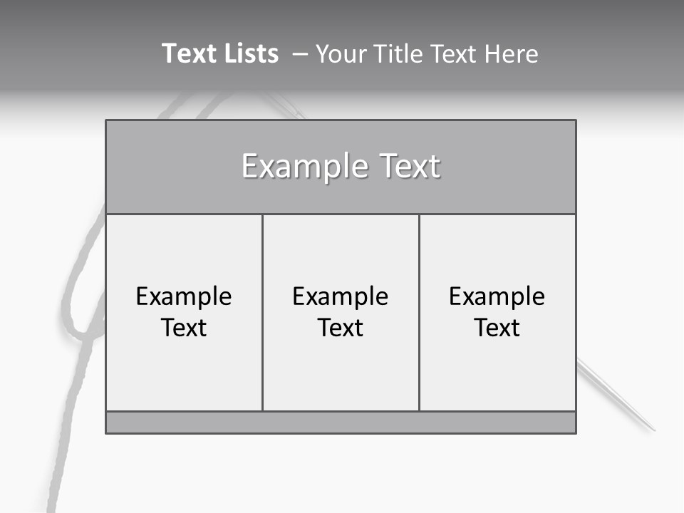 String Closeup Work PowerPoint Template