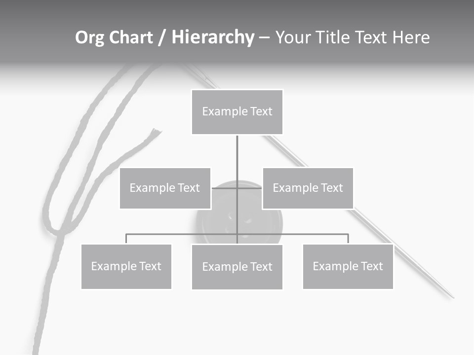 String Closeup Work PowerPoint Template